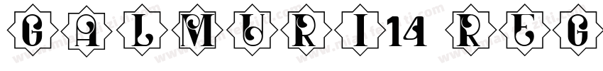 Galmuri14 Regular字体转换